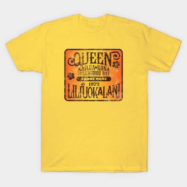 Queen Lili'uokalani Canoe Race T-Shirt by BurningSettlersCabin